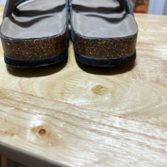 Madden Girl Leather 2 Strap Sandals - Picture 4 of 5